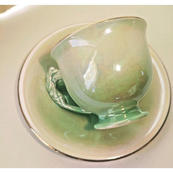 Vintage Royal Winton Grimwades Bone China Tea Cup & Saucer Set Floral HANDLE - Picture 1 of 14